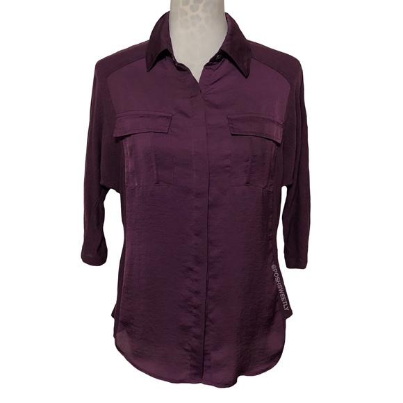 new directions Tops - New Directions Mixed Media Dolman Top